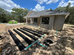 leach area septic