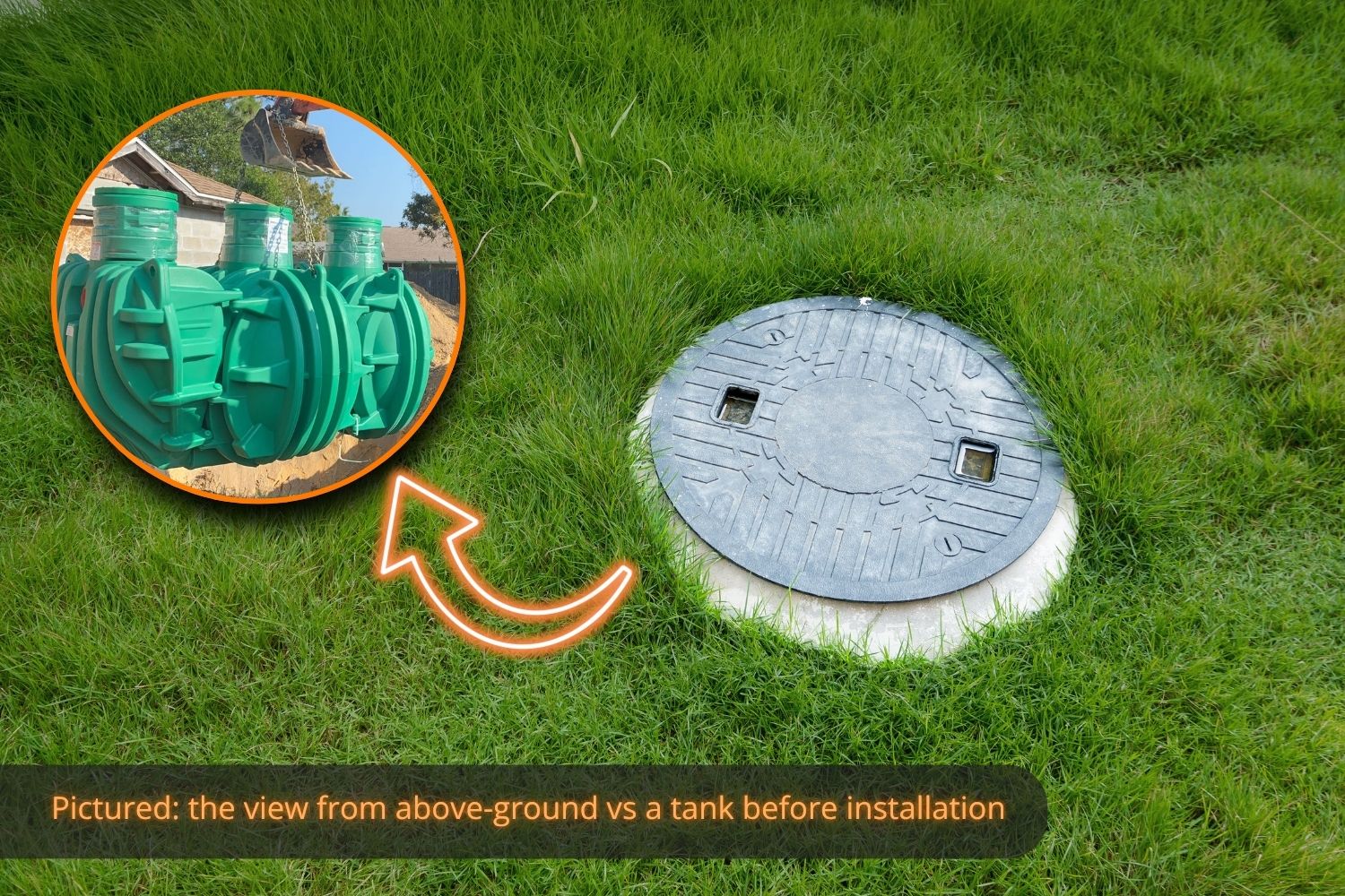 what a septic tank looks like