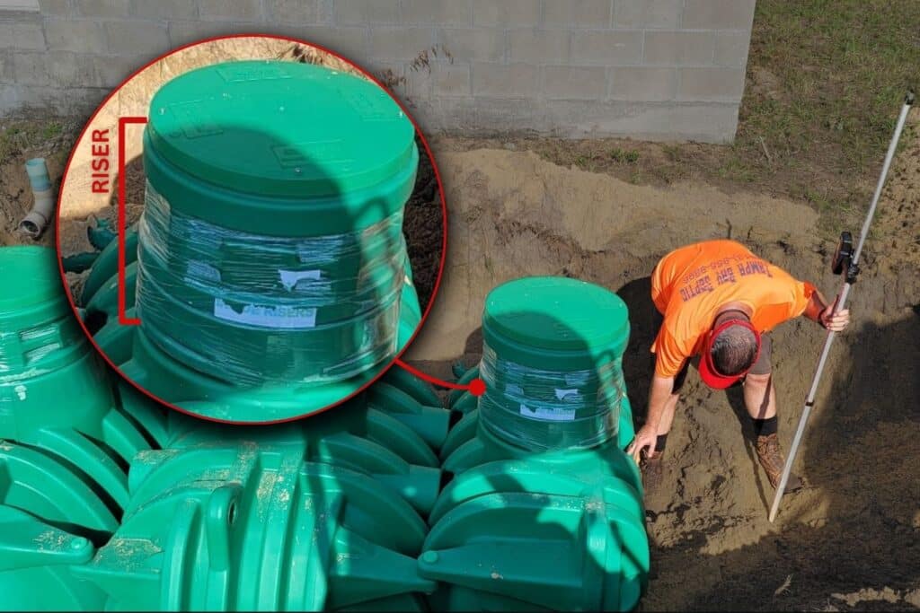 septic tank riser visual