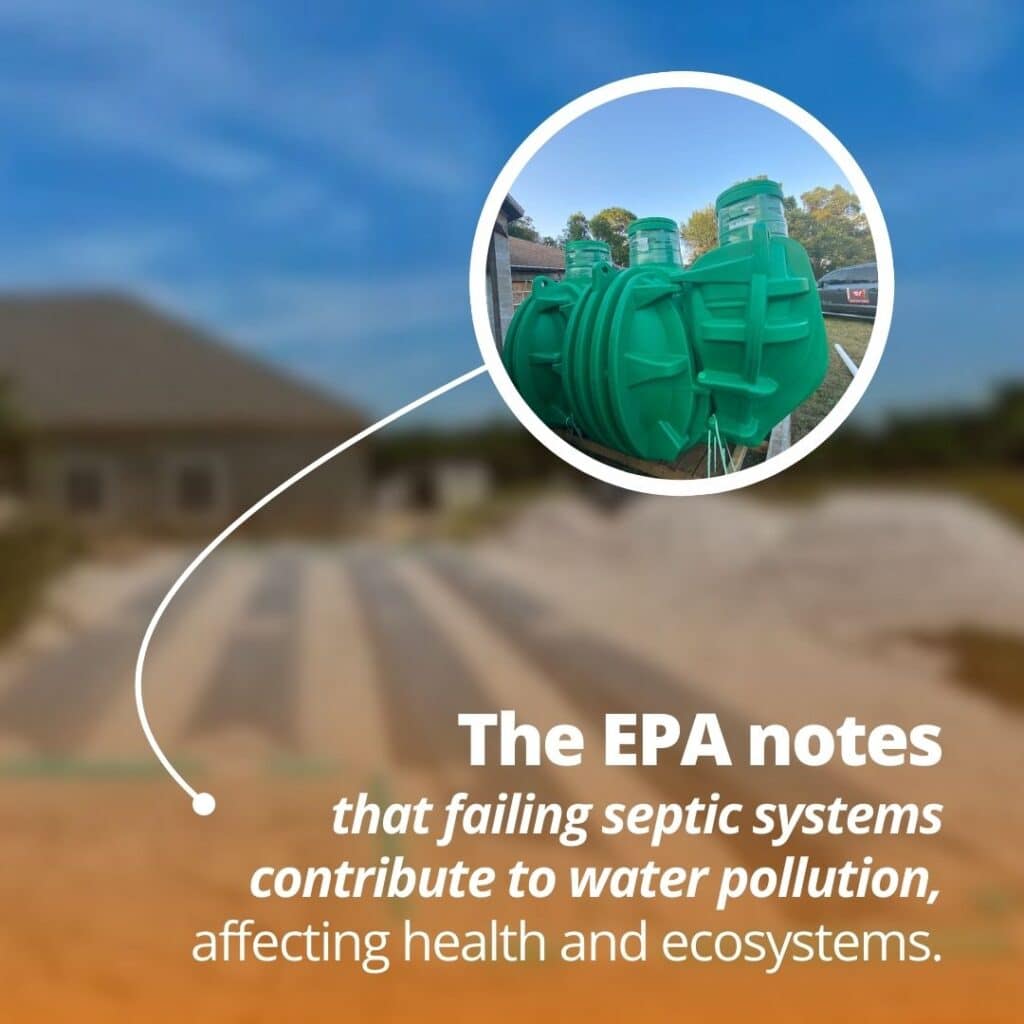 importance of fixing failed septic systems
