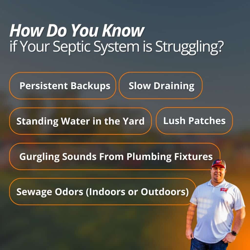 signs your septic system needs fixing