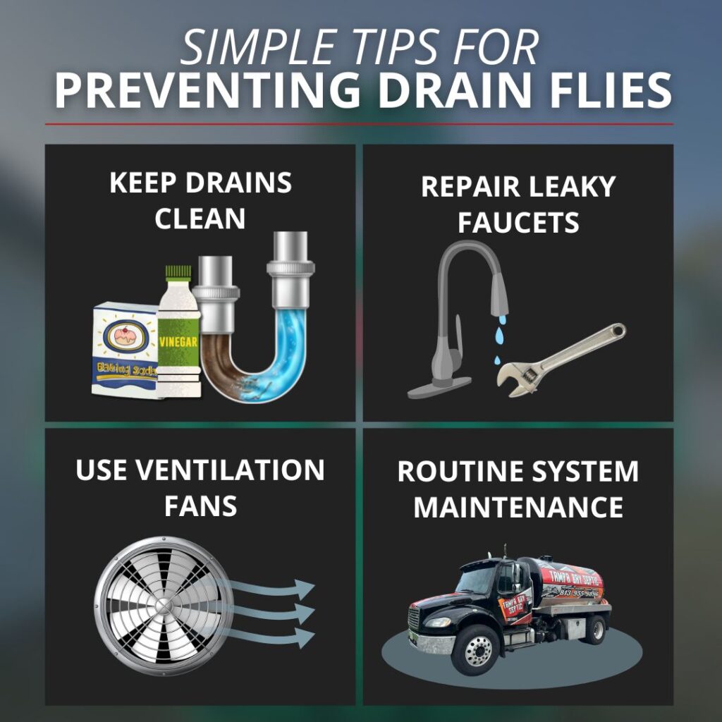 drain flies sewer gnats preventing them