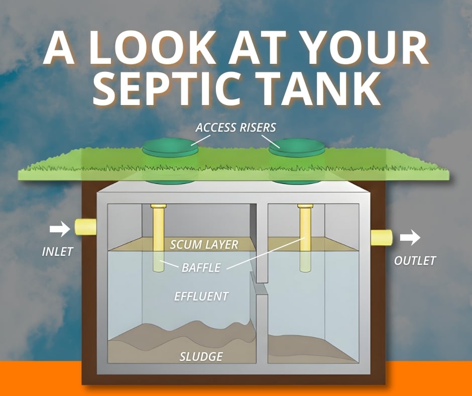 what does a septic tank look like in your property