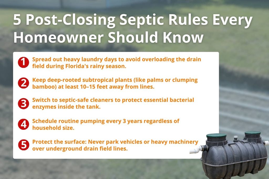 Post-Closing Care: 5 Rules for New Septic Owners