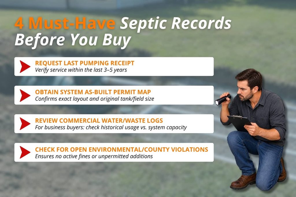 Pre-Closing Septic Document Checklist