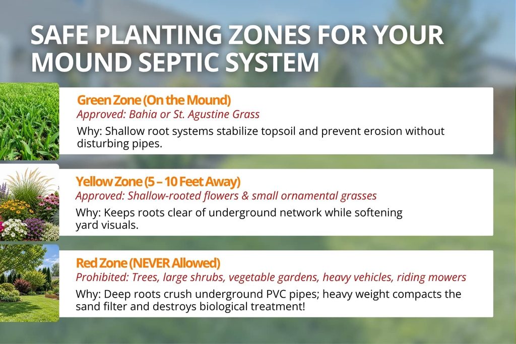 Mound Landscaping Zone Map